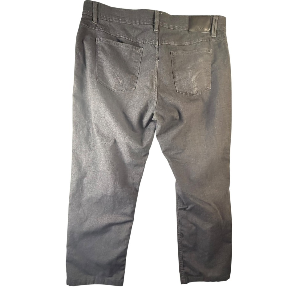 Brax Cooper Fancy Pants Mens 38x24 Gray Excellent Regular Fit 5-Pocket Trousers - Picture 2 of 10